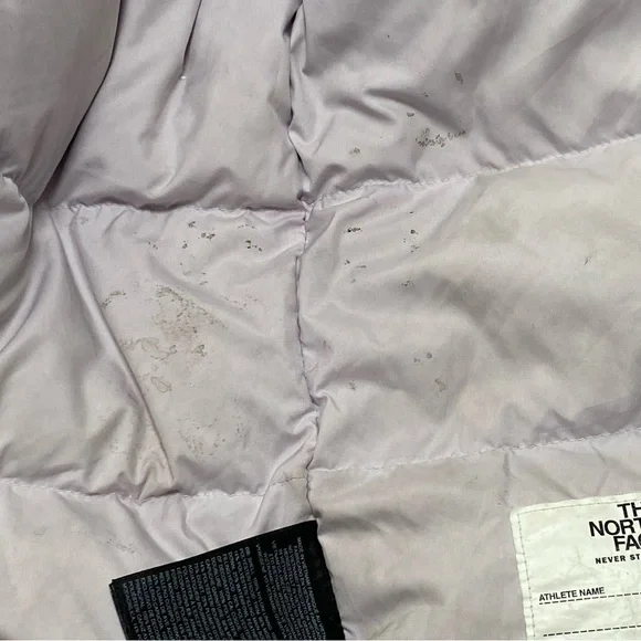 The North Face Jacket Kids Size 6T Lavender Hooded 550 Down Puffer coat - Picture 10 of 15